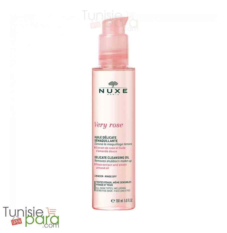 Nuxe Very Rose Huile Délicate Démaquillante 150ml