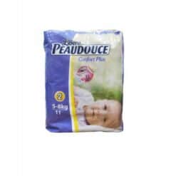 PEAUDOUCE Confort Plus T2 5-8kg - Couches bébé confortables et sûres
