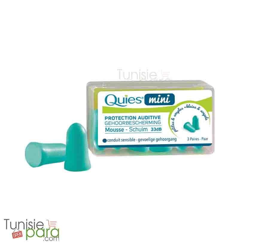 Quies Bouchons d'oreilles en mousse mini Boite de 6 – Image 2
