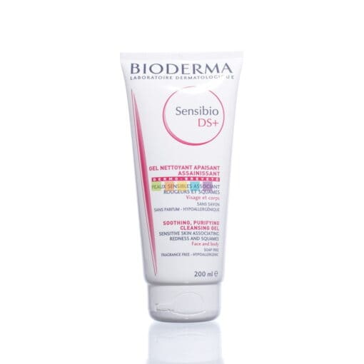 BIODERMA Sensibio DS+ Gel Moussant Peaux Sensibles, 200ml