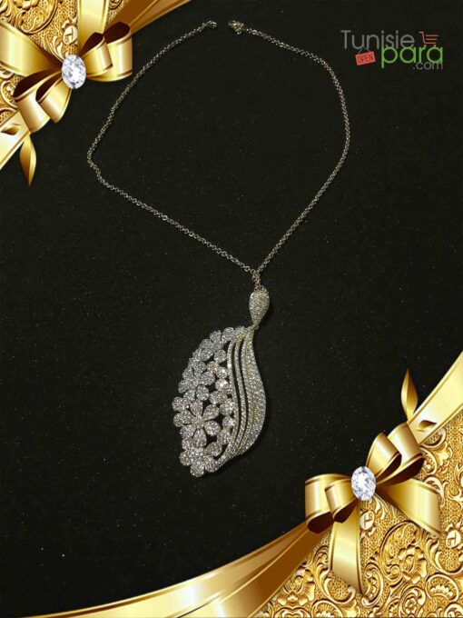 Tunisiepara collier hypoallergénique plaqué OR