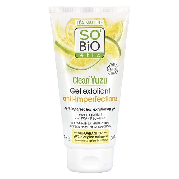 so bio yuzu gel exfoliant 150 ml