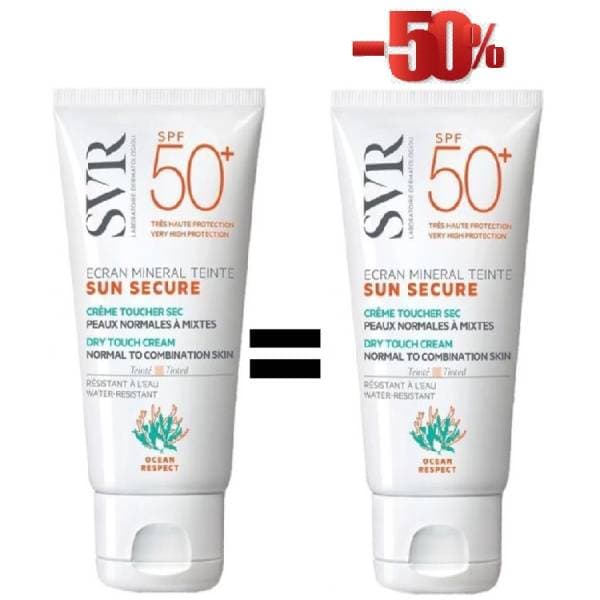 SVR PACK SUN SECURE ÉCRAN MINÉRAL TEINTÉ - Peau normale à mixte