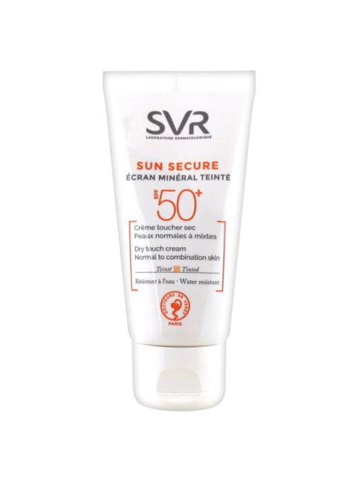 SVR SUN SECURE ÉCRAN MINÉRAL TEINTÉ - Peaux normales mixtes SPF50 +  50Ml – Image 2