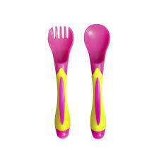 BABY PUR couvert ergonomique rose – Image 2