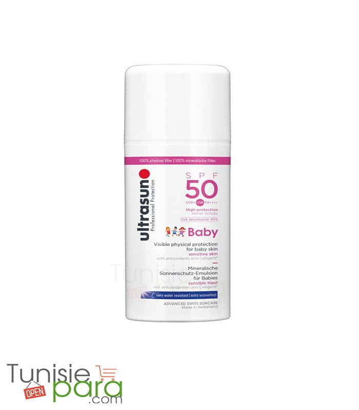 Ultrasun baby Ecran Solaire SPF 50+ 50ML
