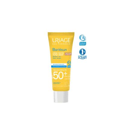 URIAGE Bariésun Crème Solaire Teintée dorée Spf 50 + 50ml