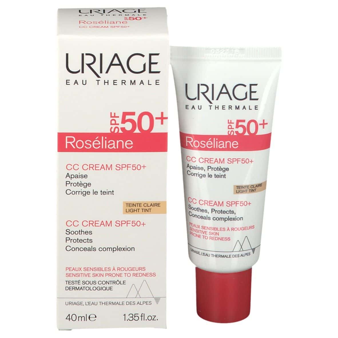 URIAGE Roséliane CC Cream SPF 50+ Teinte Claire