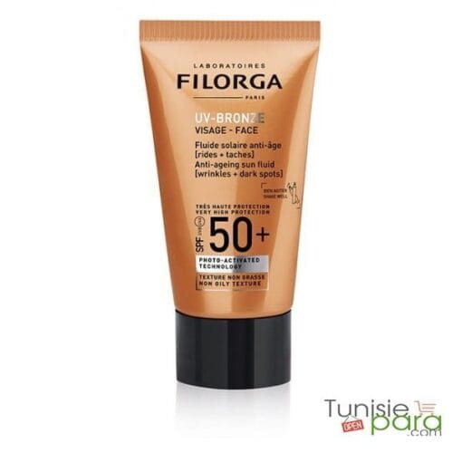 FILORGA UV-BRONZE FLUIDE SOLAIRE ANTI-AGE SPF50+ 40ML – Image 2