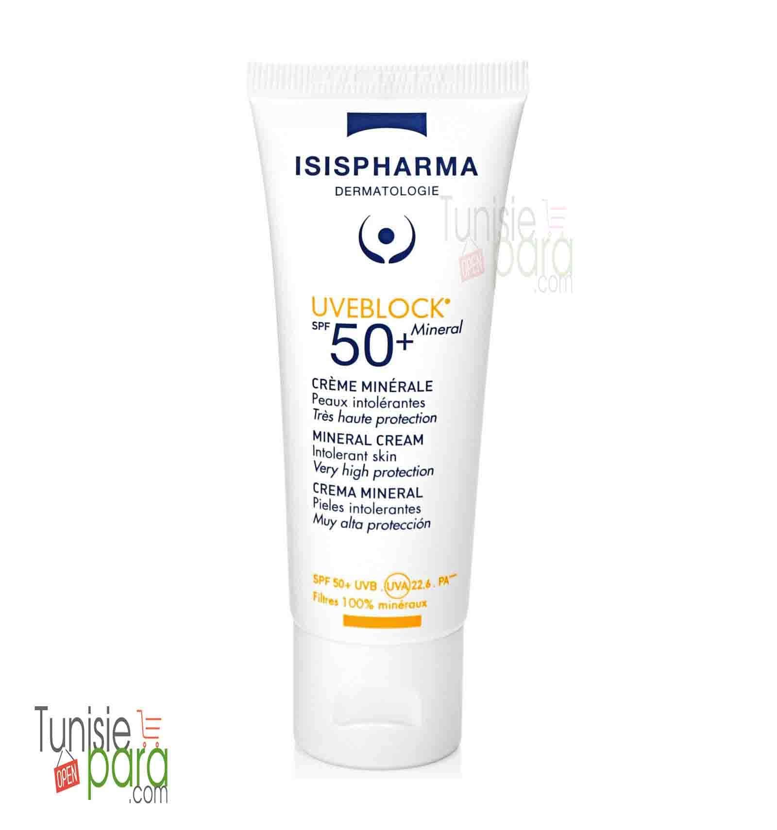 ISISPHARMA UVEBLOCK CREME MINERAL  invisible SPF50+ 40ML