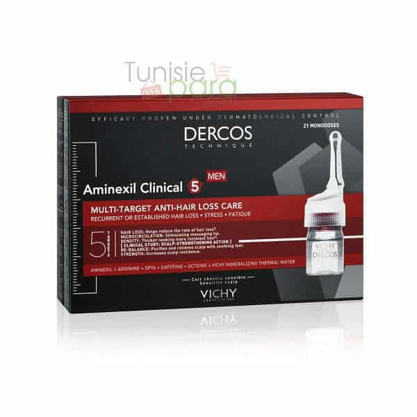 VICHY dercos aminexil clinical 5 homme 21 ampoules