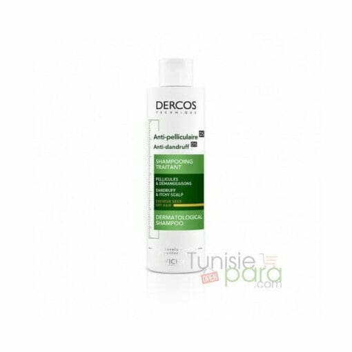 Vichy dercos anti-pelliculaire shampooing traitant cheveux secs 200ml