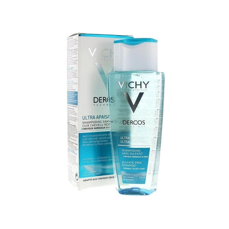 Vichy Dercos Shampooing Ultra Apaisant Cheveux Gras 200ml – Image 2