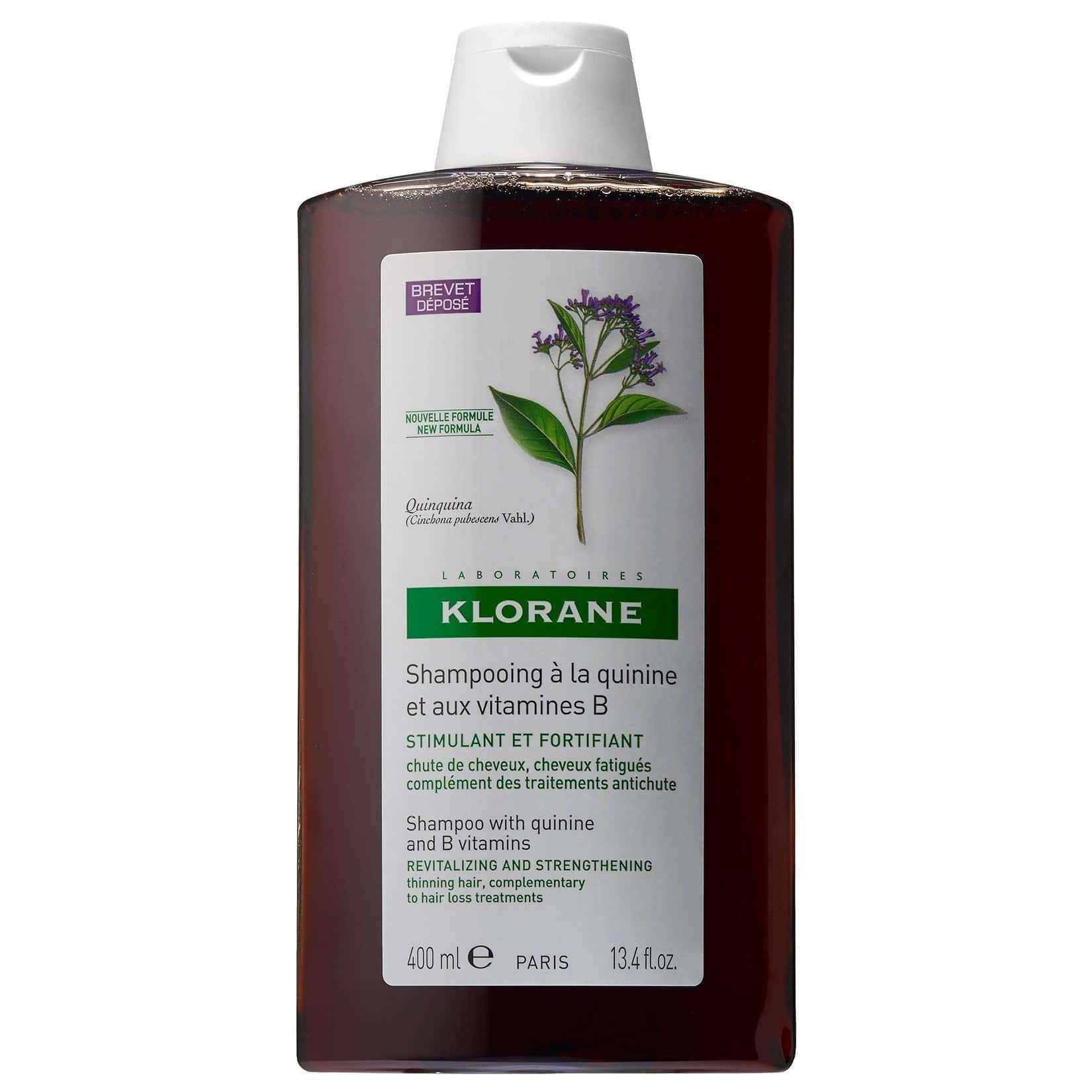 KLORANE Shampooing Traitant Fortifiant à la Quinine et edelweiss bio 400 ml – Image 2