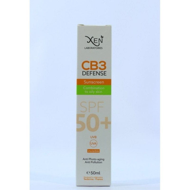 XEN CB3 DEFENCE ECRAN SOLAIRE  peaux mixtes à grasses 50ml +AC-NOZ GEL – Image 2