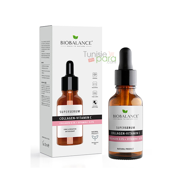 Biobalance Super Sérum Collagène Marin + Vitamine C 30ml