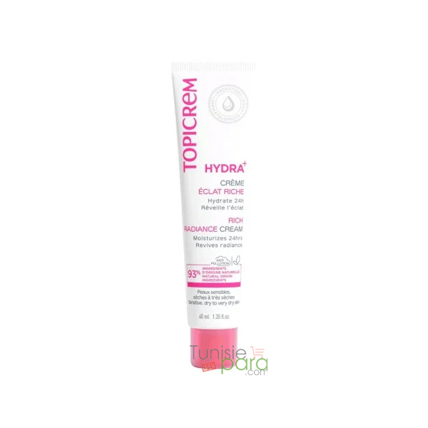 Topicrem Hydra+ Creme Hydratante Riche 40ml