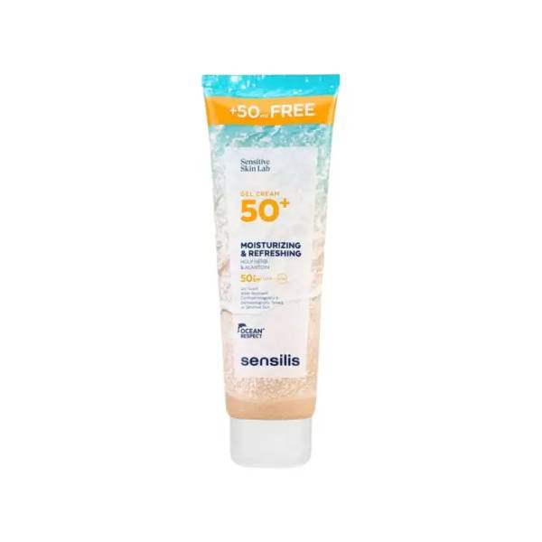 Sensilis gel creme hydratant rafraichissant SPF50+ 250ml