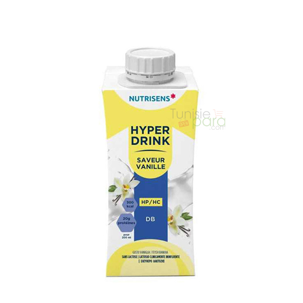 Nutrisens DB - Hyperdrink pour diabétiques - Saveur Vanille - 200ml