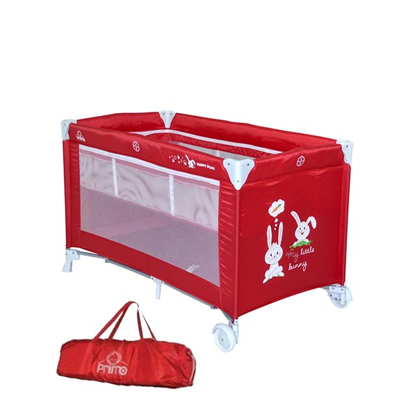 Parc Lit Prima Happy Plus Rouge