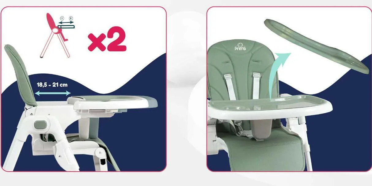 Chaise Haute Prima Bébé Piccola Rouge – Image 5