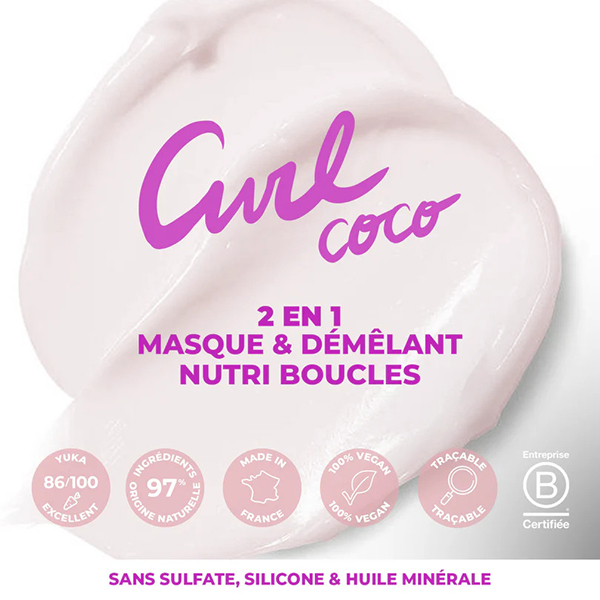 Masque 2 En 1 Nourrissant Sans Silicone