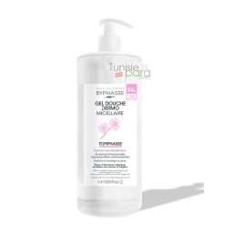 BYPHASSE GEL DOUCHE DERMO MICELLAIRE TOPIPHASSE 1L NEW