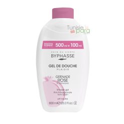 BYPHASSE GEL DOUCHE GRENADE ROSE 600ML