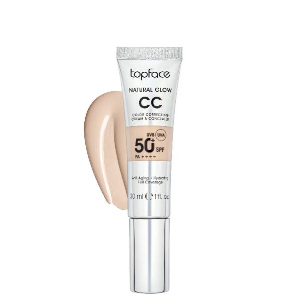 Topface Natural Glow CC Cream et Concealer Cool Sand 006