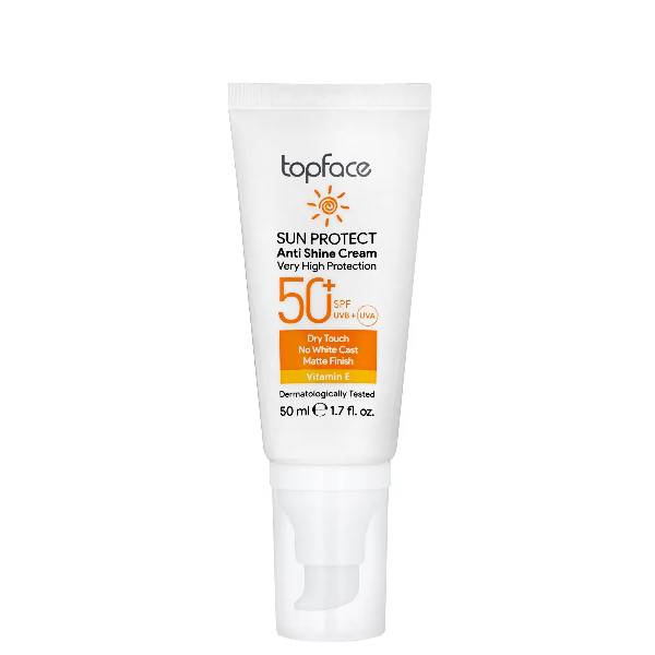 Topface Sun Protect SPF 50+ Crème Solaire Anti-Brillance   50ML