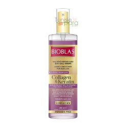 BIOBLAS CONDITONNEUR LIQUID COLLAGEN ET KERATIN 200ML