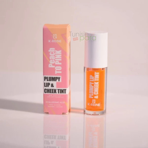 K-Reine Plumpy Lip Cheek Tint Peach To Pink 6ml
