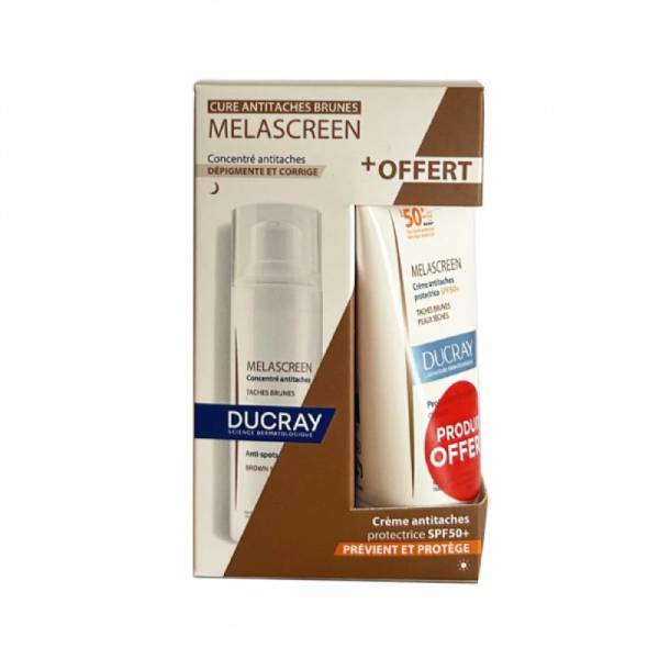 DUCRAY DUO MELASCREEN Concentre antitaches + Fluide anti tache SPF50+ 0FFERTE