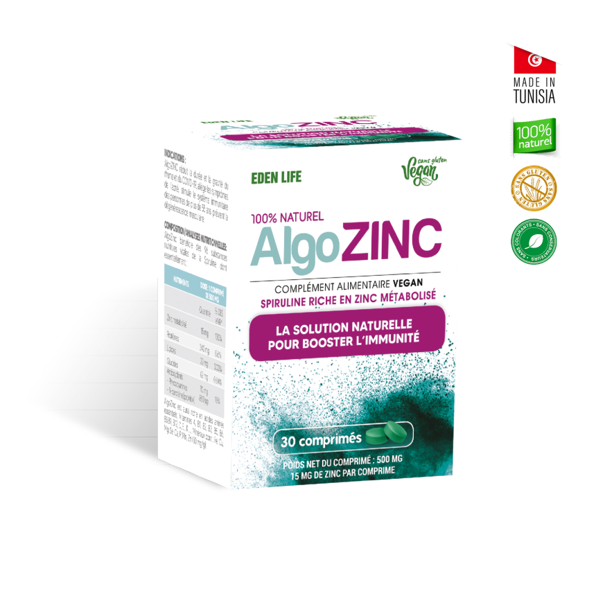 Eden life algozinc 30cp 500mg