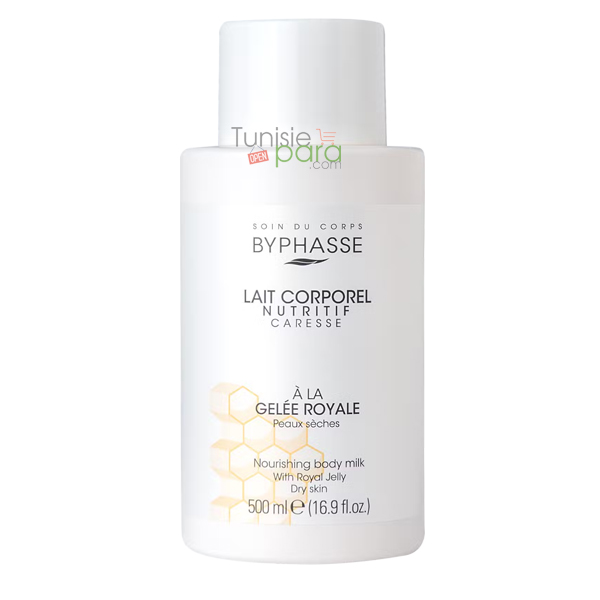 BYPHASSE LAIT CORPOREL NUTRITIF A LA GELEE ROYALE 500ML