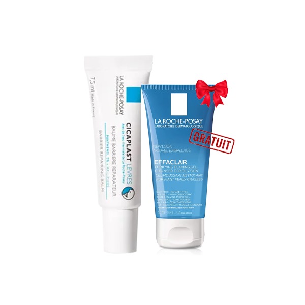 la roche posay pach cicaplast levre + effaclar gel 50ml gratuit