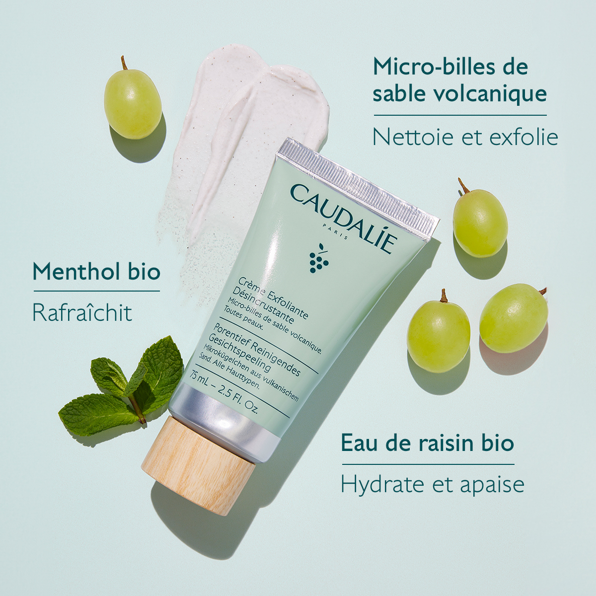 Caudalie Vinoclean - Crème exfoliante désincrustante – Image 4