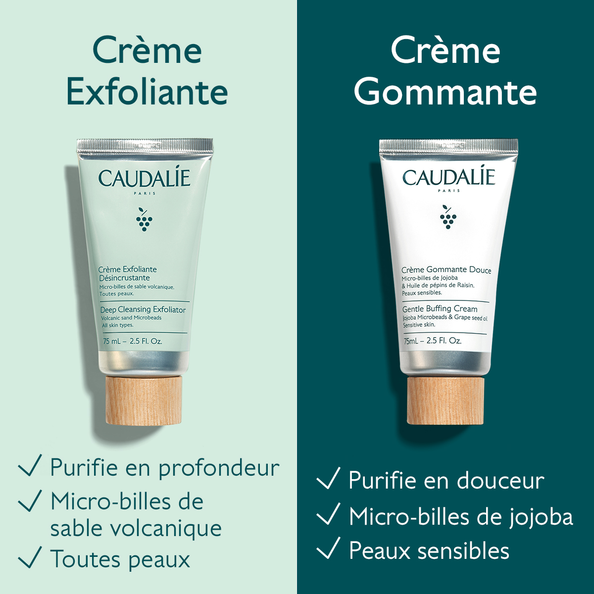 Caudalie Vinoclean - Crème exfoliante désincrustante – Image 2