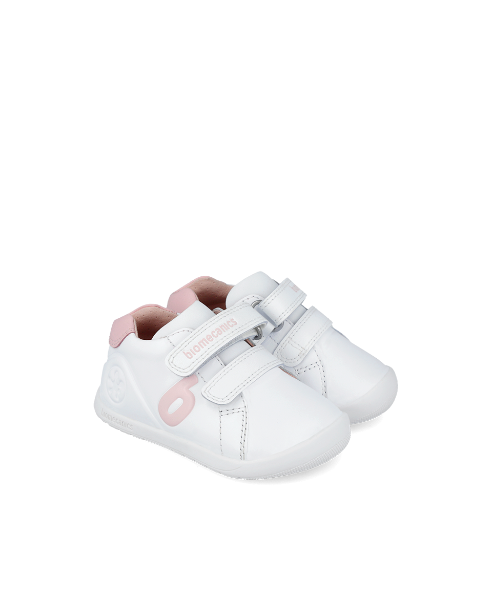 BIOMECANICS Chaussure sport blanc et rose (Napa) 26 Réf: 251010-B113 – Image 4