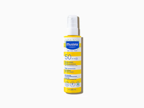Mustela Spray Solaire Haute Protection Bébé-Enfant-Famille SPF50 200ml