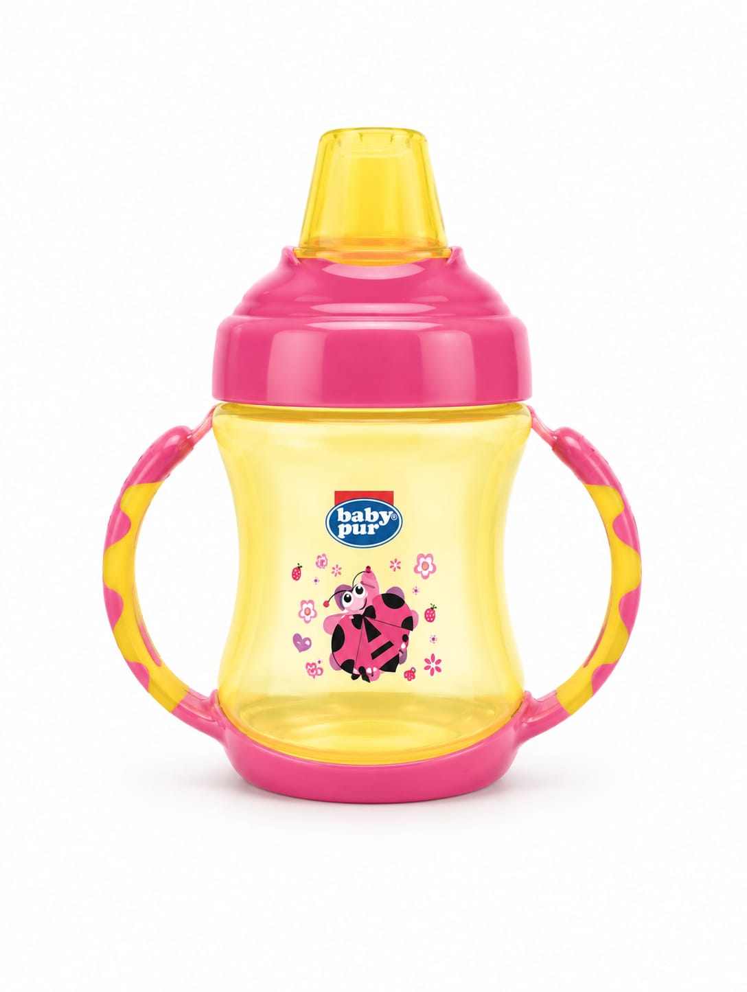 baby Pur tasse anses ascendantes rose + bec 78003